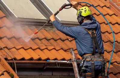 Démoussage et hydrofuge de toiture à Hugier